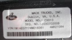2004 Mack CX613-6