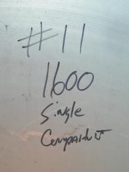 TCC tank 11 single compart 1600