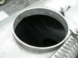 tank 13 manway- lid missing
