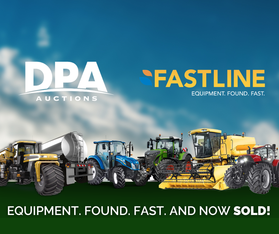 DPA Auctions and Fastline Auctions Join Forces to Revolutionize Ag Equipment Auctions: